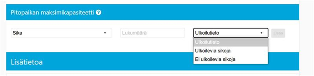 Sikamuutos, ulkoileva sika, näyttökuva