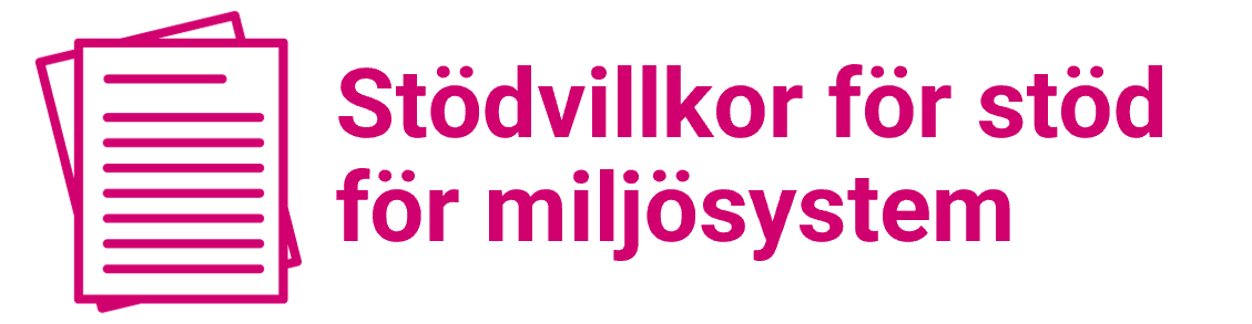 Stödvillkor för stöd för miljösystem -ikon.png