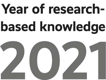 The logo of the Year of Research-Based Knowledge.