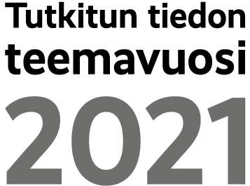 Tutkitun tiedon teemavuoden logo.