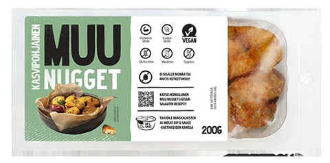 Växtbaserad nugget: MUU Nugget 200 g.