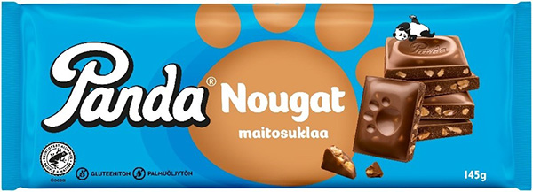 Panda nougat mjölkchoklad 145 g