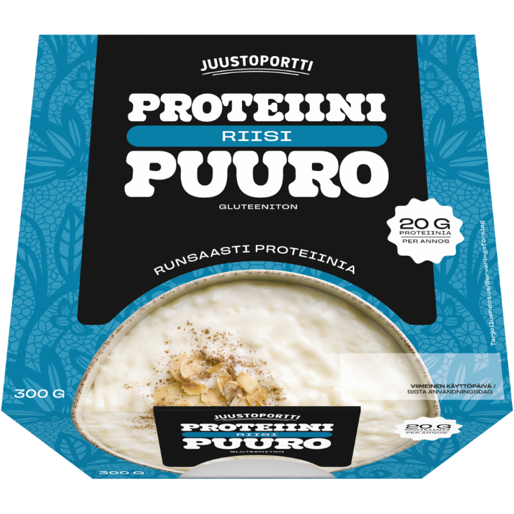 Juustoportti Proteinrisgröt 300 g.