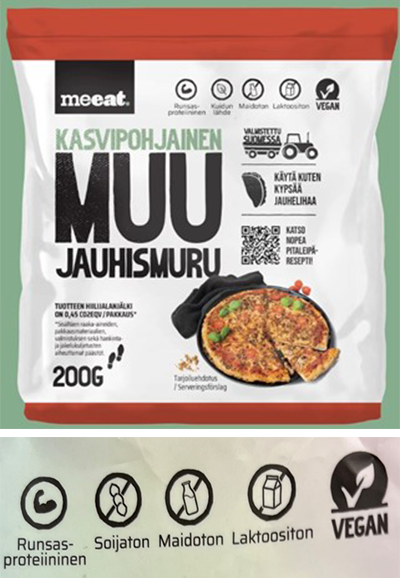 Produkten MUU Jauhismuru, 200 g.