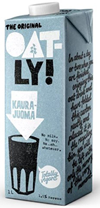 Oatly havredryck 1 liter förpackning.