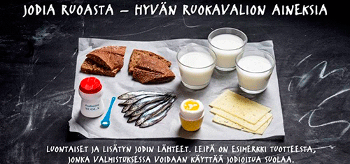 Jodia ruoasta - Hyvän ruokavalion aineksia