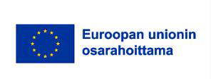EU:n logo ja teksti: Euroopan unionin osarahoittamana.