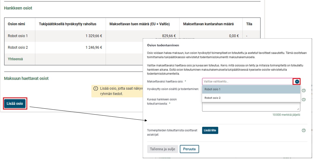 Lis&auml;&auml; osio