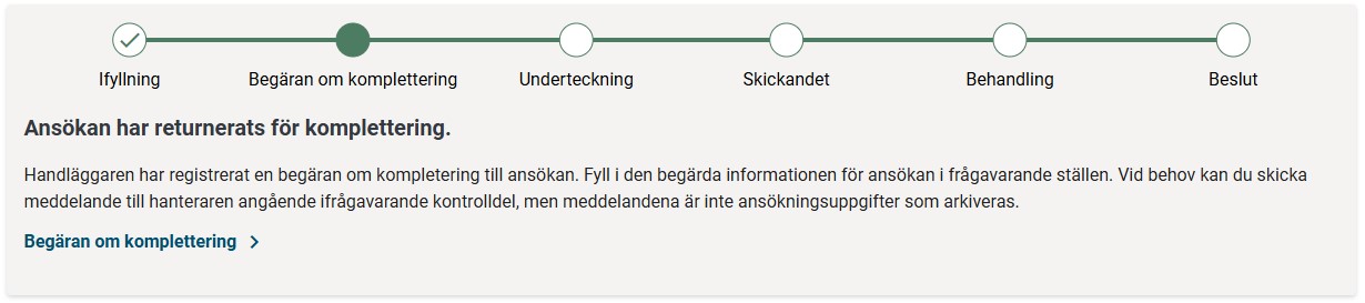 returnerats f&ouml;r komplettering