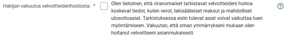 Velvoitteiden hoito