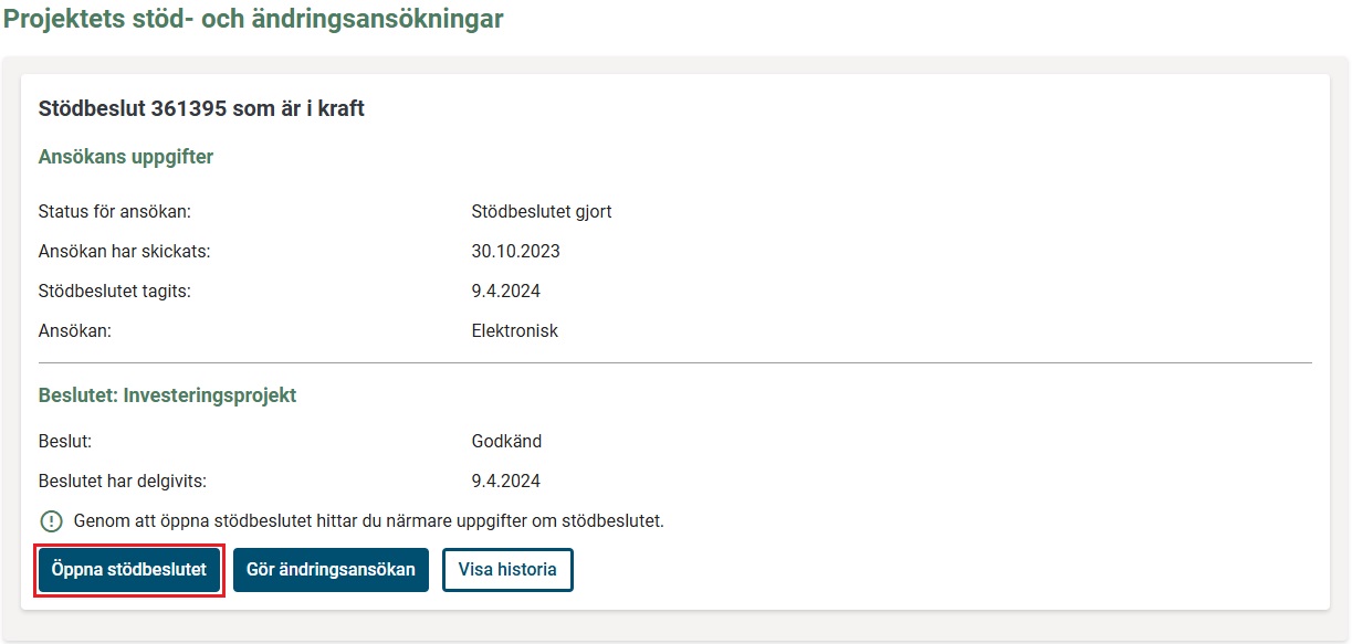 &Ouml;ppna St&ouml;dbeslutet