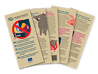 Leaflet on restrictions on personal import of food.