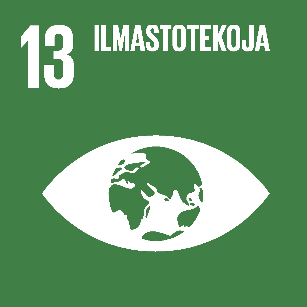 SDG-tavoite 13 ikoni.