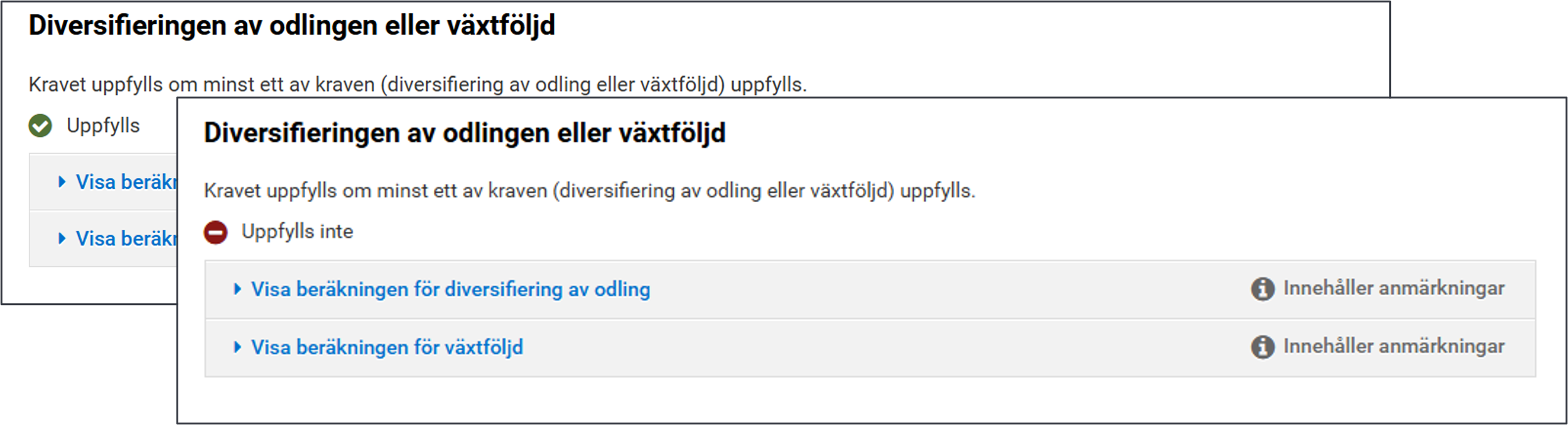 Skärmdump från Viputjänsten