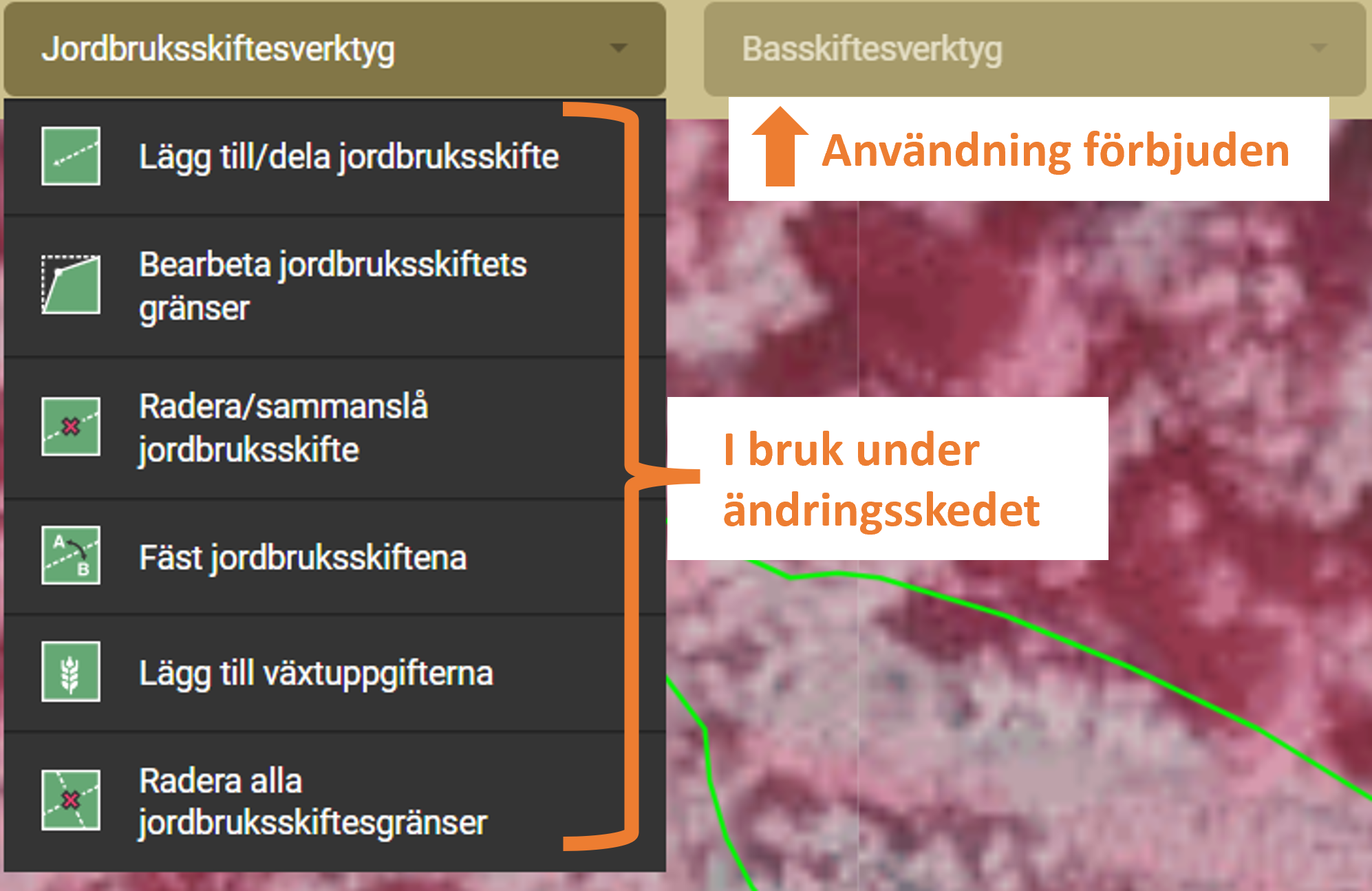 Skärmdump från Viputjänsten