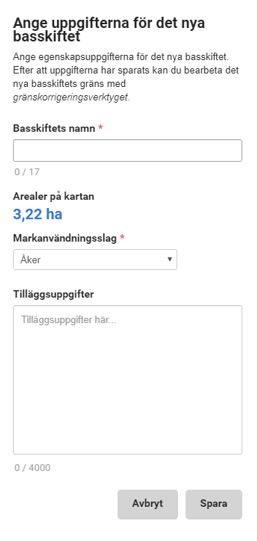 Skärmdump från Viputjänsten