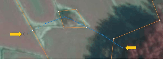 Skärmdump från Viputjänsten: Delning av skifte.