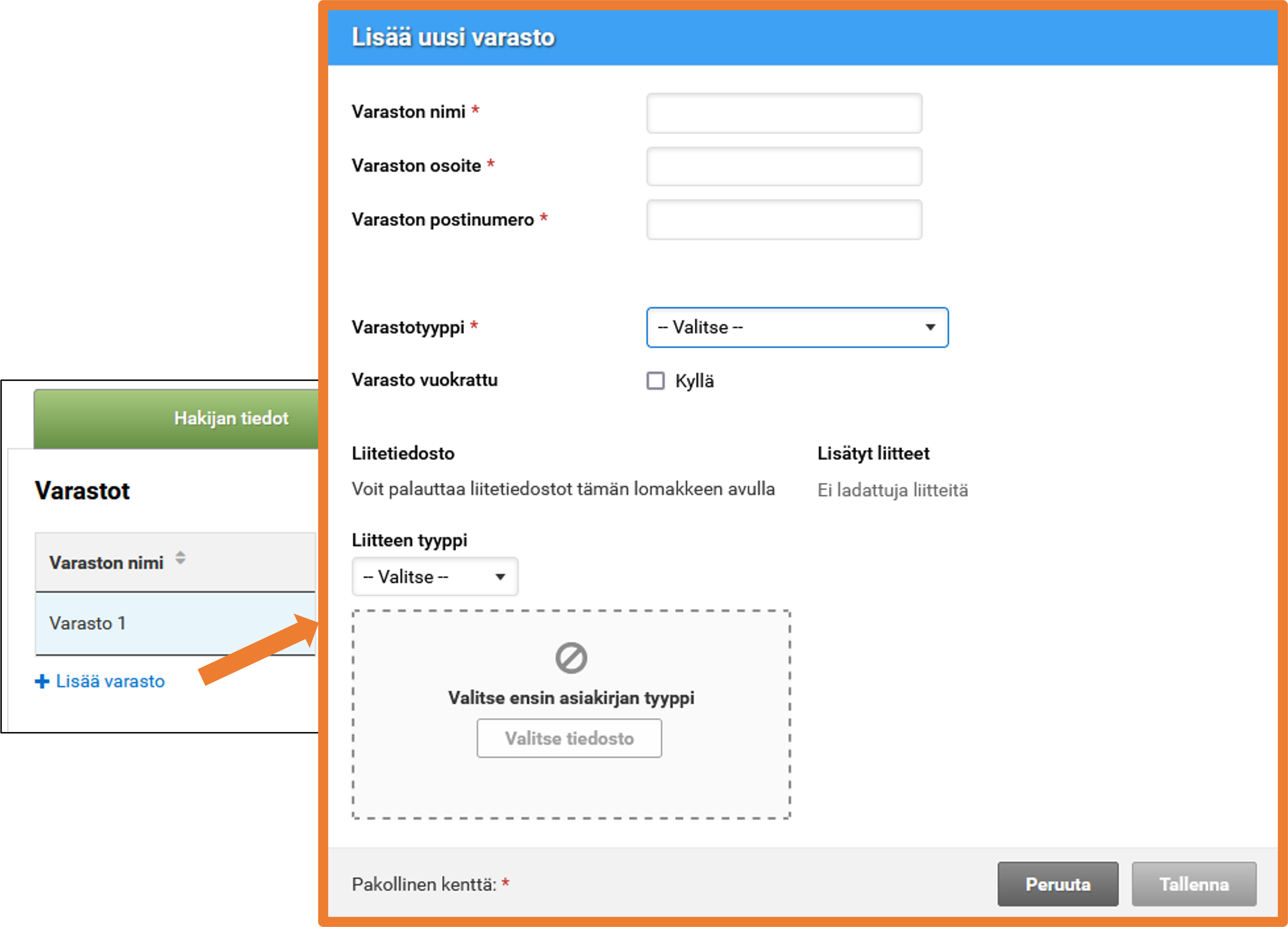 Kuvankaappaus Vipusta, lisää varasto