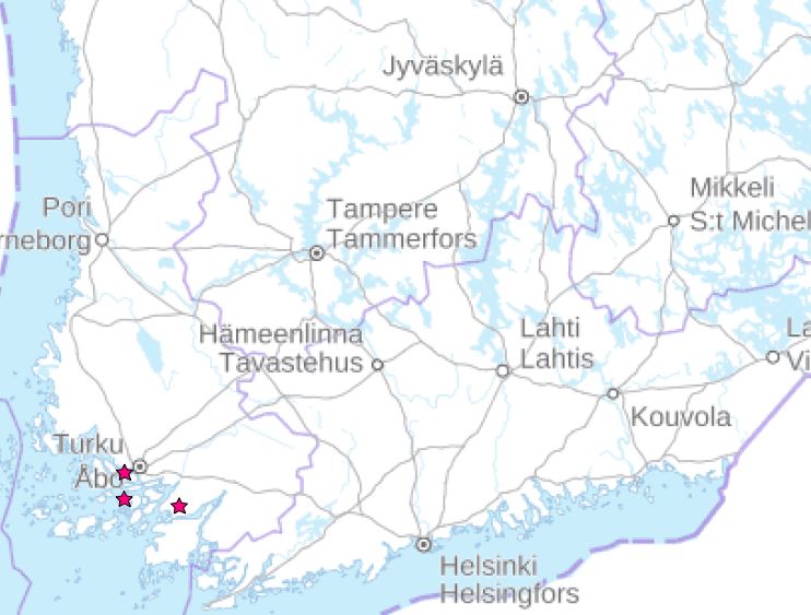 Fågelinfluensafallen i Pargas, Sagu och Åbo