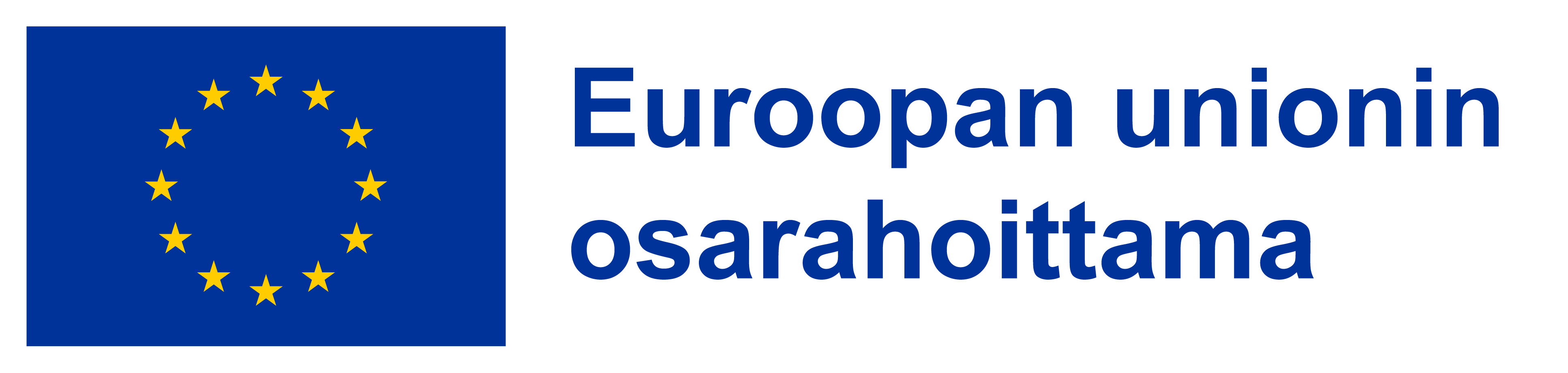 EU:n logo ja teksti: Euroopan unionin osarahoittama..png