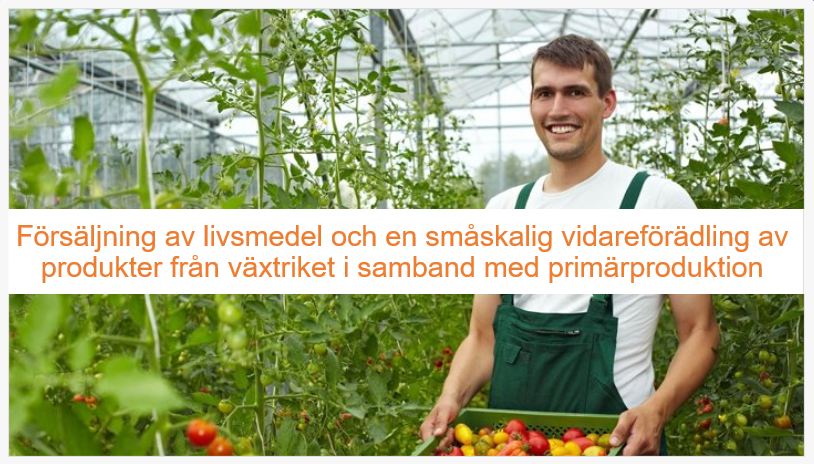 webbkurssen om försäljning av livsmedel och en småskalig vidareförälding av produkter från växtriket på gården