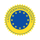 Aito perinteinen tuote EU logo (vähän erilainen sinikeltainen)