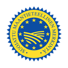 Suojattu maantieteellinen merkintä EU logo (sinikeltainen)