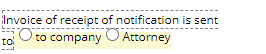 Invoice address