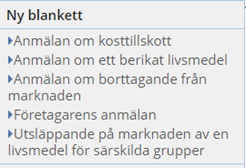 Ny blankett