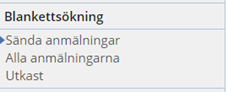 Blankettsökning