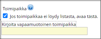 Toimipaikka