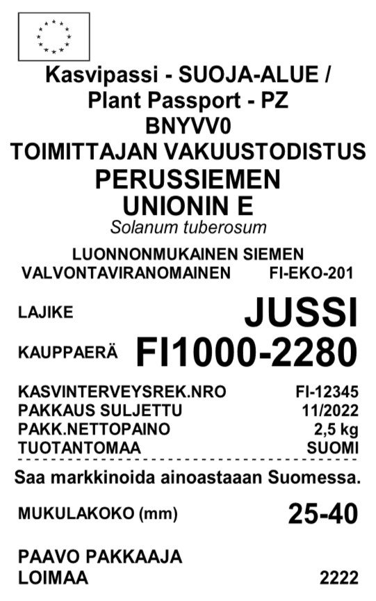 Toimittajan vakuustodistus valkoisella pohjalla perussiemen Kasvipassi Suoja-alue.jpg